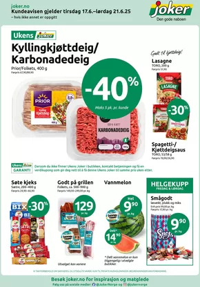 Joker-katalog i Dalsøyra | Joker Kundeavis | 2025-06-17T00:00:00.000Z - 2025-06-21T00:00:00.000Z