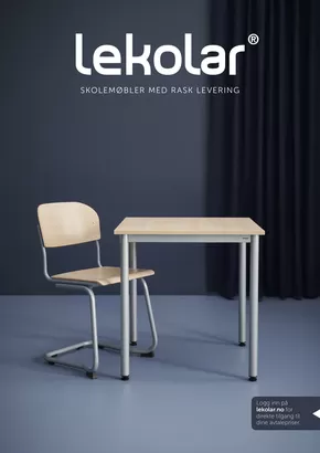 Lekolar-katalog | Skolemøbler med rask levering | 2025-06-17T00:00:00.000Z - 2025-12-31T00:00:00.000Z