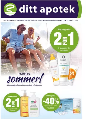Ditt apotek-katalog i Sofiemyr | Ditt apotek Kundeavis | 2025-06-18T00:00:00.000Z - 2025-08-05T00:00:00.000Z