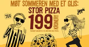 Pizzabakeren-katalog i Kleppe | Stor pizza 199 | 2025-06-18T00:00:00.000Z - 2025-06-30T00:00:00.000Z