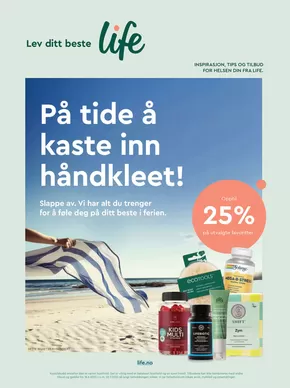 Life-katalog i Strømmen | På tide å kaste inn håndkleet! | 2025-06-18T00:00:00.000Z - 2025-07-22T00:00:00.000Z