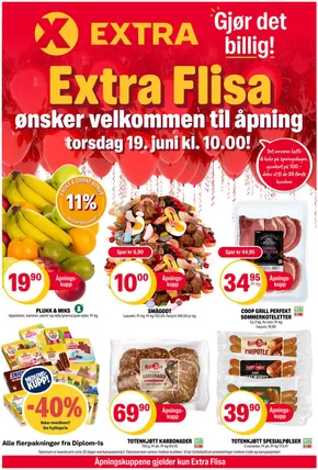 Coop Extra-katalog i Arneberg | Nye tilbud å oppdage | 2025-06-16T00:00:00.000Z - 2025-06-22T00:00:00.000Z