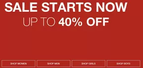 Sale starts now