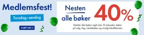 Norli-katalog i Jessheim | 40%  | 2025-06-19T00:00:00.000Z - 2025-06-22T00:00:00.000Z