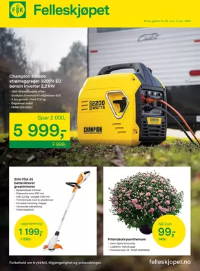 Felleskjøpet-katalog i Oppdal | Felleskjøpet Kundeavis | 2025-06-23T00:00:00.000Z - 2025-07-06T00:00:00.000Z