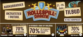 Outland-katalog i Vennesla | Rollespill-dagene | 2025-06-23T00:00:00.000Z - 2025-06-28T00:00:00.000Z