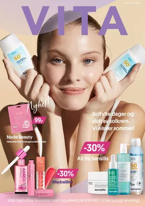 VITA-katalog i Asker | Solfylte dager og duft av solkrem. Vi elsker sommer! | 2025-06-23T00:00:00.000Z - 2025-07-06T00:00:00.000Z
