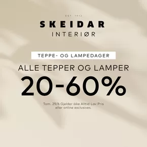 Skeidar-katalog i Bodø | Spar nå med våre tilbud | 2025-06-24T00:00:00.000Z - 2025-06-29T00:00:00.000Z