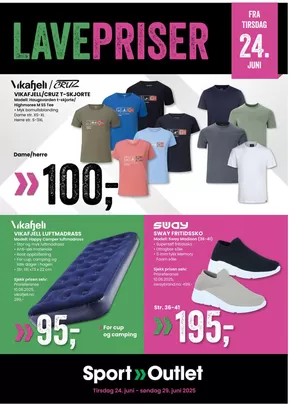 Sport Outlet-katalog i Sandnes | Eksklusive tilbud for våre kunder | 2025-06-24T00:00:00.000Z - 2025-06-29T00:00:00.000Z