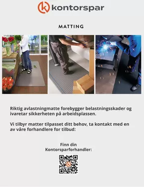 Kontorspar-katalog i Nittedal | Matting | 2025-06-24T00:00:00.000Z - 2025-12-31T00:00:00.000Z
