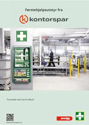 Kontorspar-katalog i Nittedal | Førstehjelpsutstyr fra | 2025-06-24T00:00:00.000Z - 2025-07-08T00:00:00.000Z
