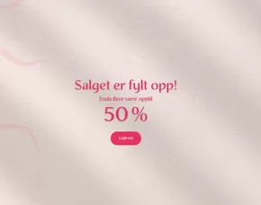 Indiska-katalog i Flekkefjord | Salget er fylt opp! 50% | 2025-06-25T00:00:00.000Z - 2025-07-09T00:00:00.000Z