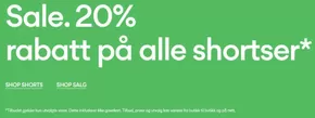 Sale. 20% rabatt på alle shortser