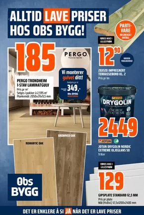 Obs Bygg-katalog i Sarpsborg | Eksklusive tilbud og kupp | 2025-07-01T00:00:00.000Z - 2025-07-15T00:00:00.000Z
