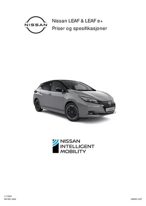 Nissan-katalog i Gol | Nissan LEAF | 2024-07-02T00:00:00.000Z - 2025-07-02T00:00:00.000Z